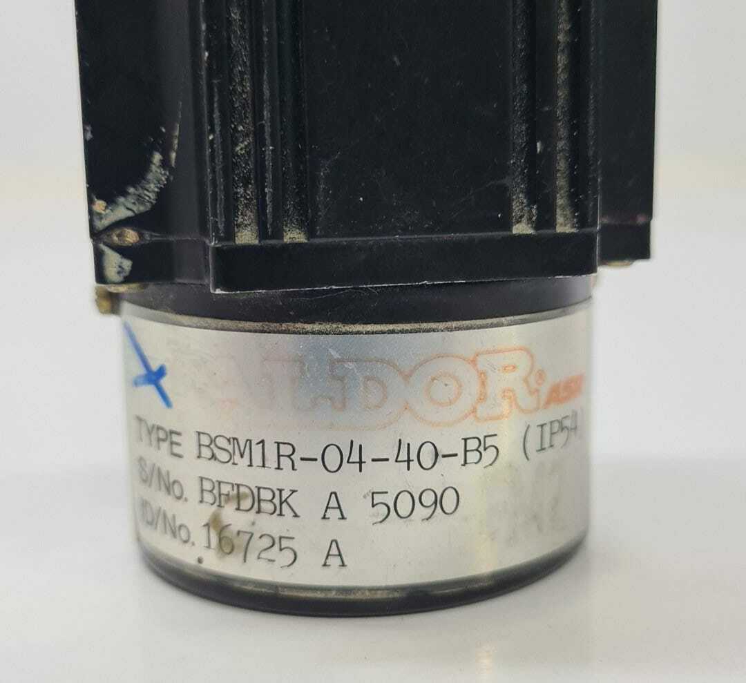 Baldor Servo Motor BSM1R- 04- 40- B5 ID 16725 A