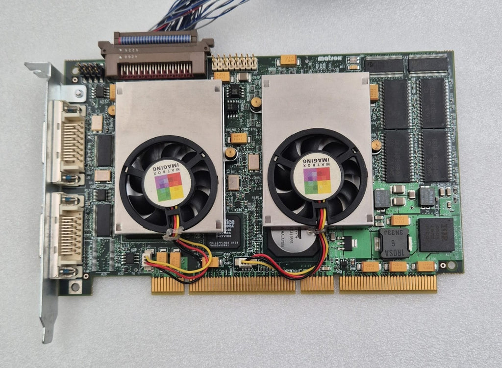 Matrox HELIOS XCL/ODYSSEY XCL 7108-01 073M2MDBCL W/ Camera Link 7120_00 Adapter