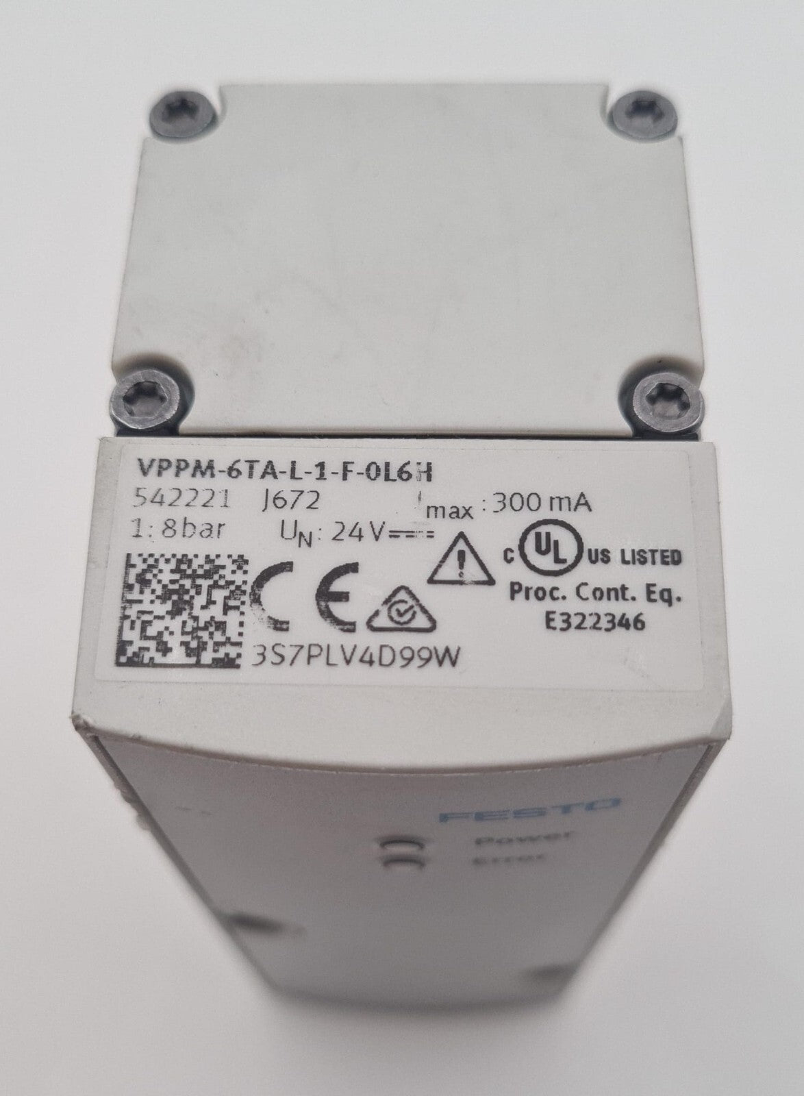 FESTO Proportional Pressure Valve VPPM-6TA-L-1-F-0L6H 542221