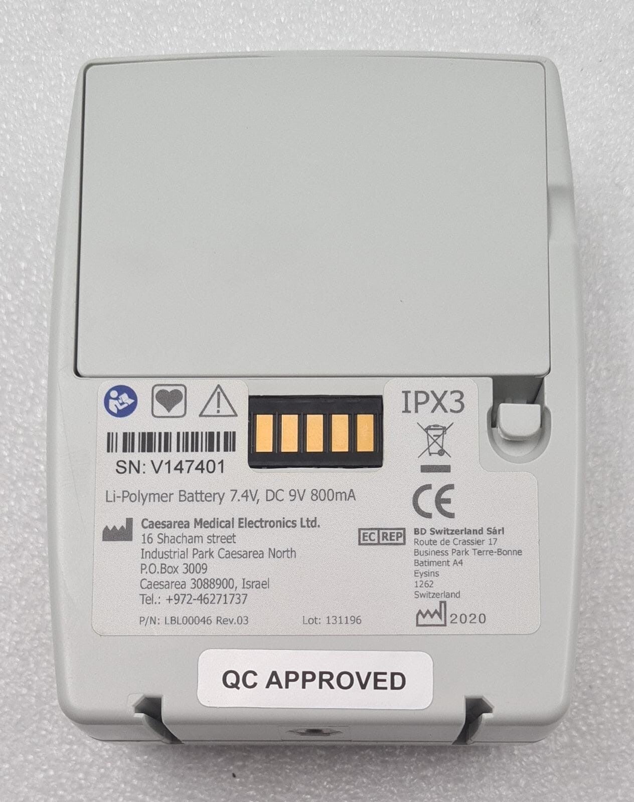 *NEW* Jorvet Veterinary CME Caesarea BD 100-186X Infusion PUMP W/ CHARGER