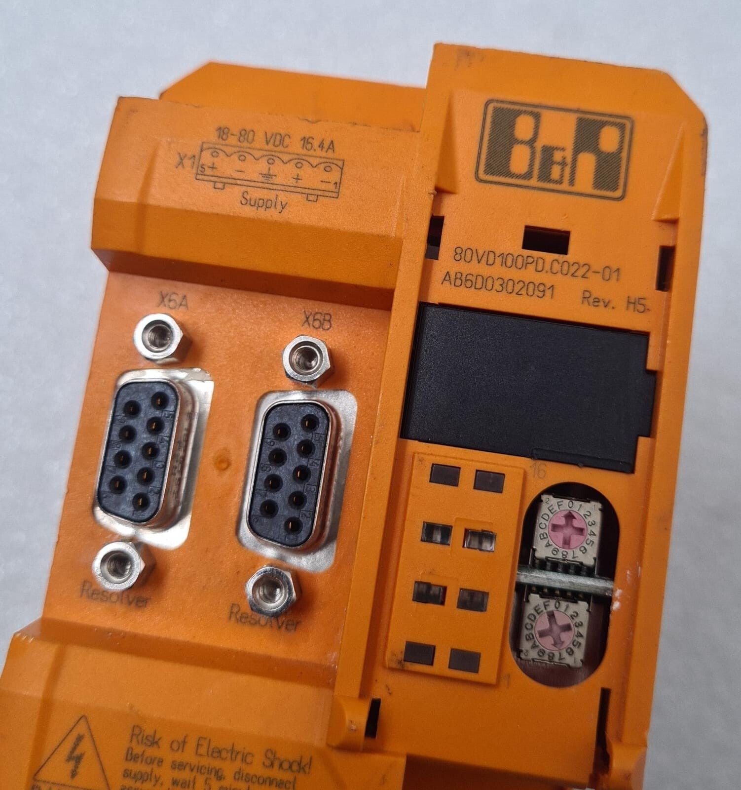 B&R Automation ACOPOS Micro 100D Servo Drive 80VD100PD.C022-01 Rev. H5  **AS-IS