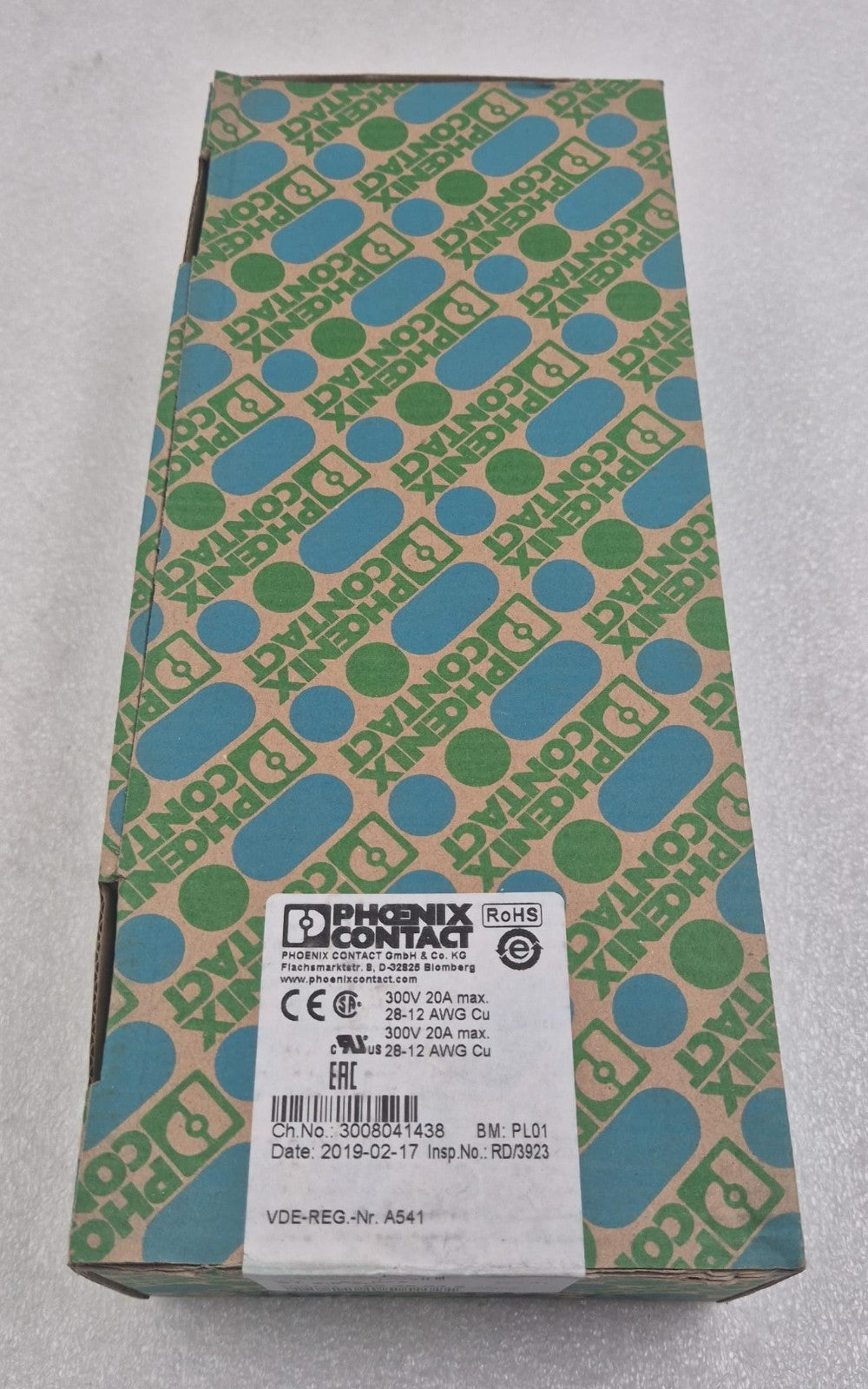 [50pcs] NEW - Phoenix Contact ST 2,5-3L 3036042 Connecting Terminal multi-layer