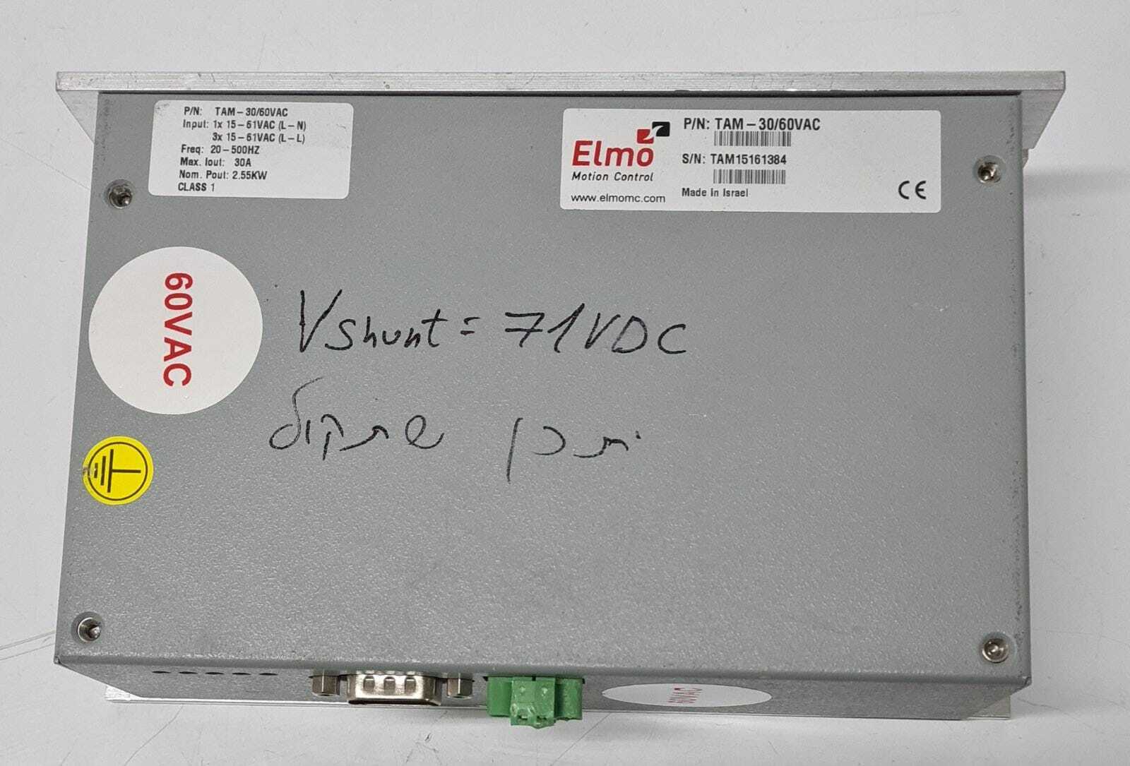 [LOT OF 4] Elmo Motion Control TAM-30/60VAC Power Supply Module - FOR PARTS