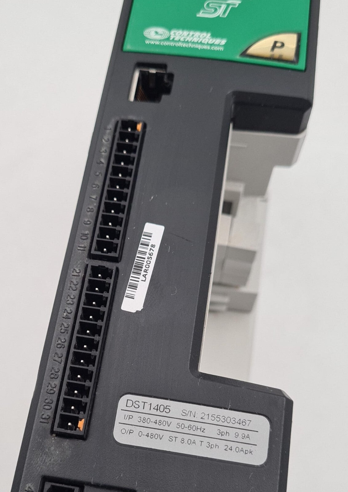 NIDEC Control Techniques Emerson Digitax ST DST1405 3098-0070 24Apk 250ms *AS IS