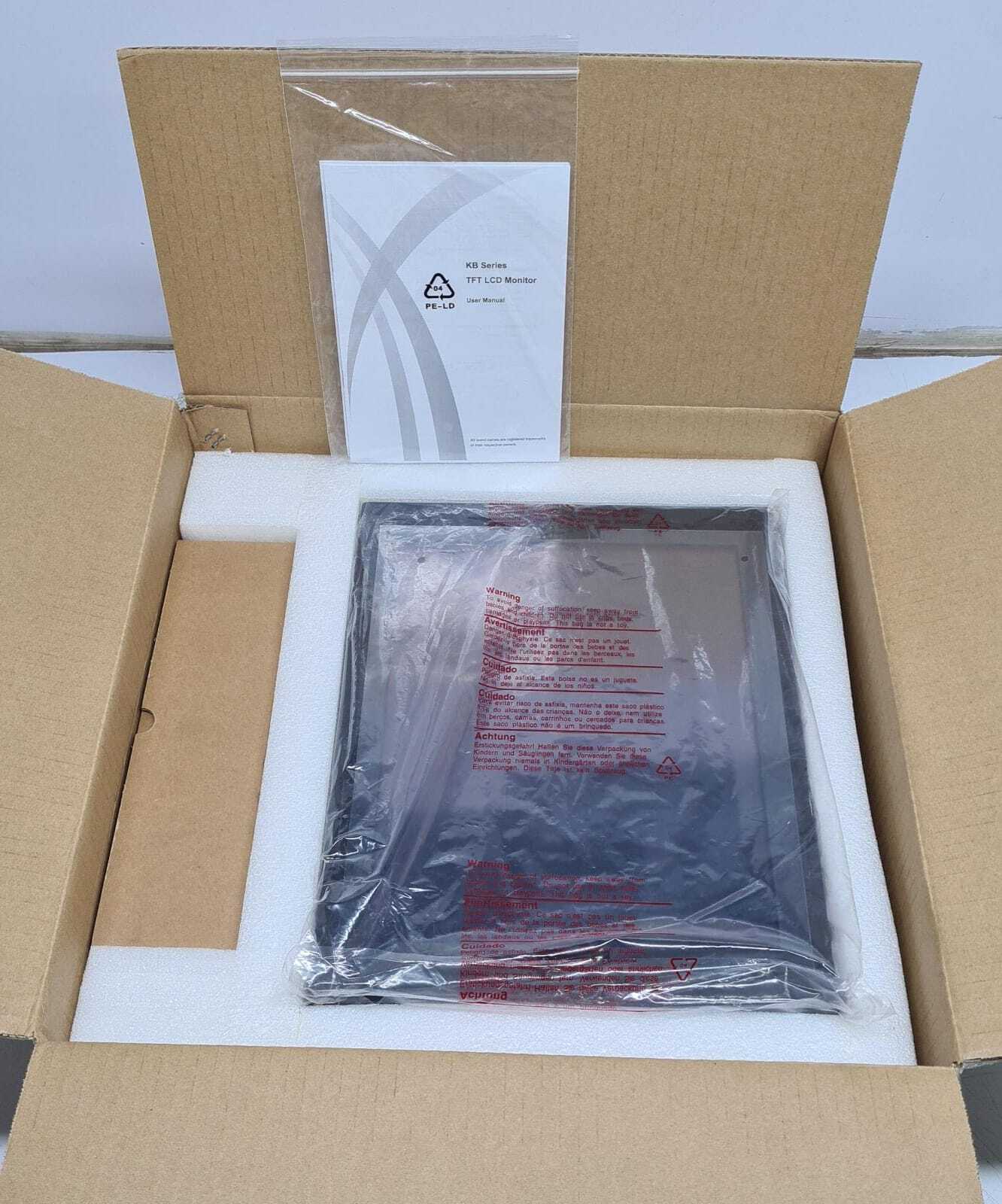 NEW - TAIWAN VIDEO SYSTEM 15" INDUSTRIAL DISPLAY KB15 KB10-ID KB TFT LCD Monitor