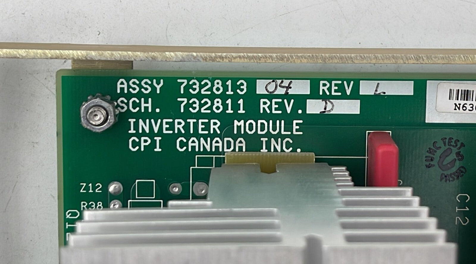 INDICO X-Ray CPI Inverter Module Board PWB 732813 SCHEM 732811 PWB 732812