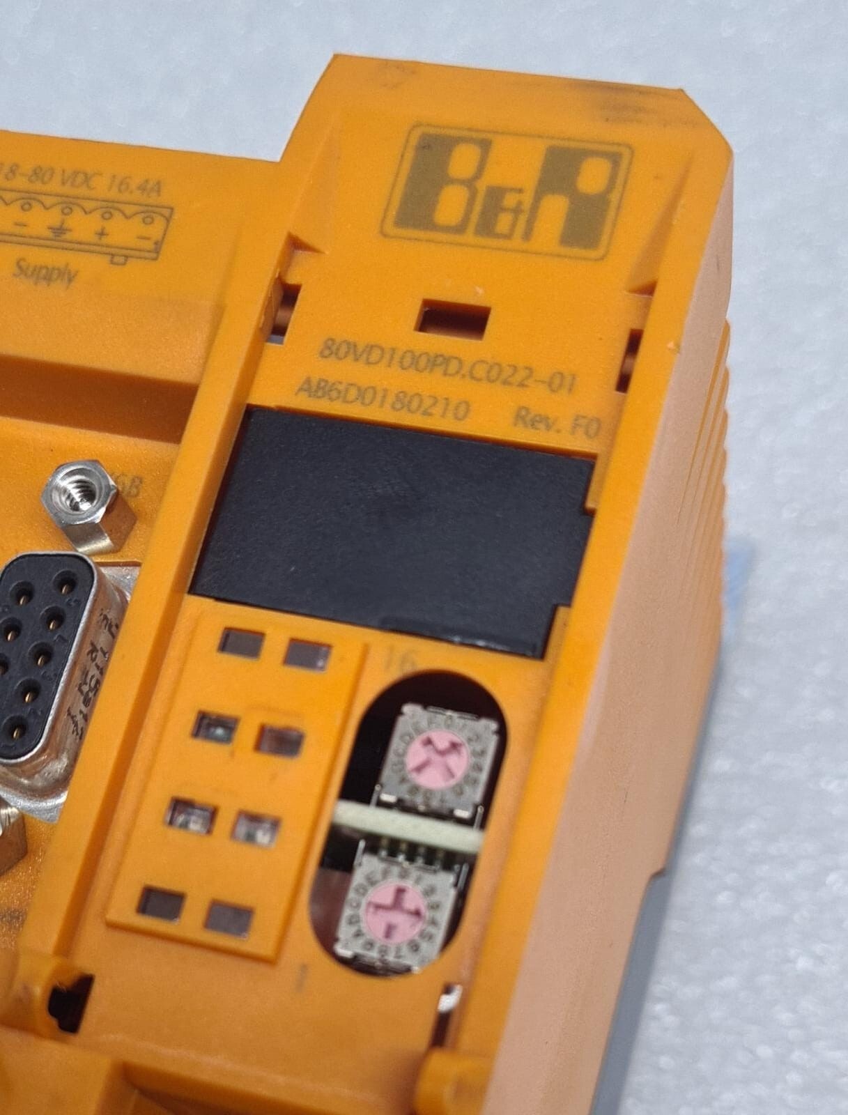 B&R Automation ACOPOS Micro 100D Servo Drive 80VD100PD.C022-01 Rev. F0 **AS-IS