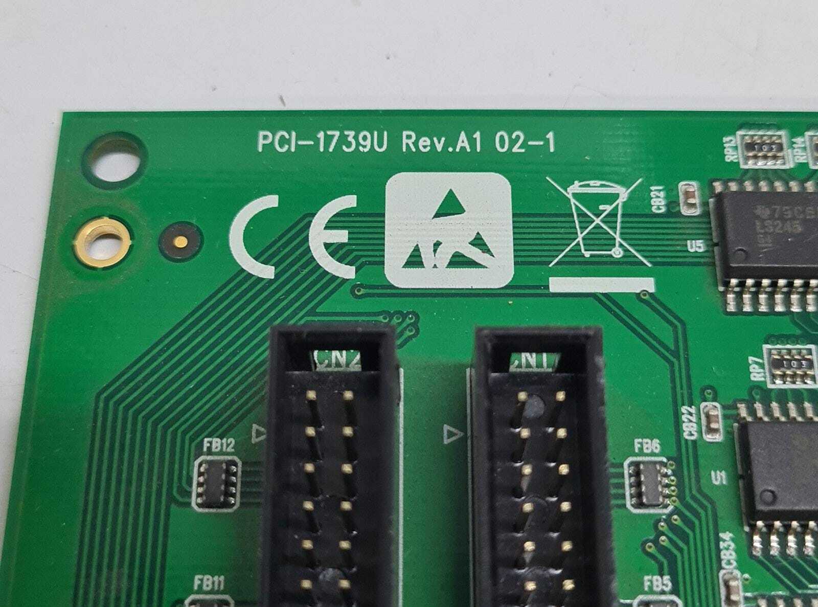 Advantech PCI-1739U Rev.A1 02-1 Acquisition Card TTL Digital I/O Board