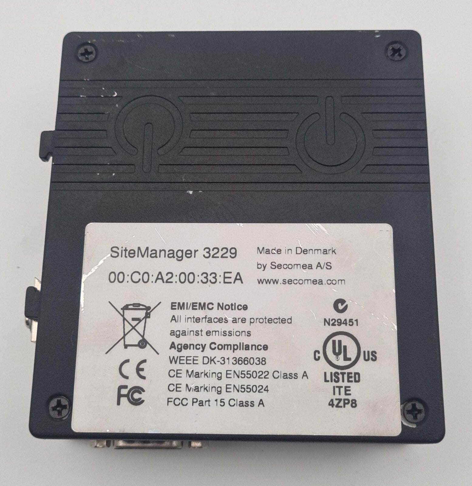 SECOMEA SiteManager 3229 Gateway Router Device Monitor
