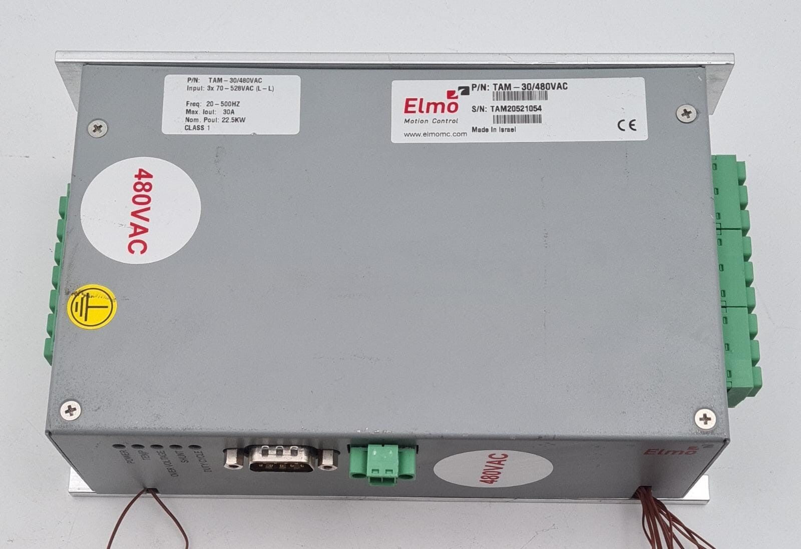 Elmo Motion Control TAM-30/480VAC Power Supply Module **AS-IS