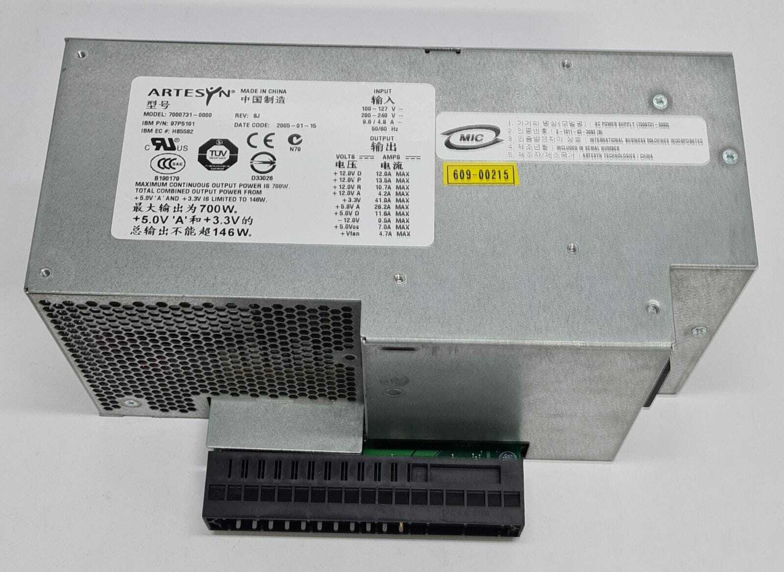 ARTESYN 7000731-0000 for IBM 97P5101 Hot SWAP Power Supply