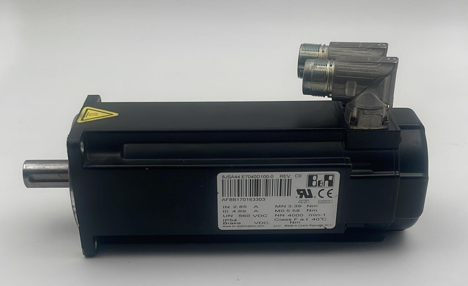 B&R Automation Servo Motor 8JSA44.E7040D100-0