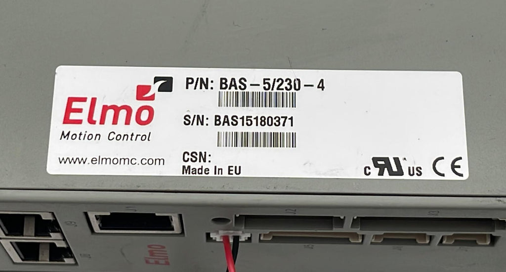 Elmo Motion Control BAS-5/230-4 Servo Drive **AS IS