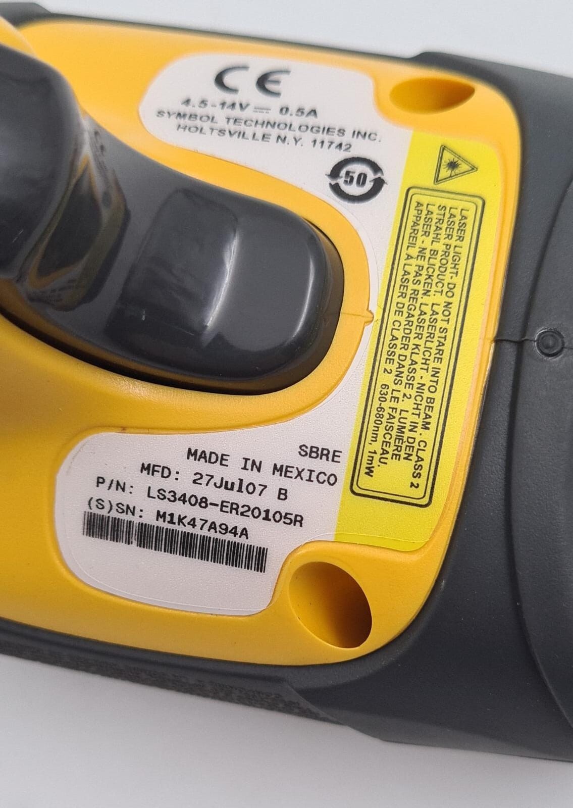 NEW- LXE Symbol Handheld Barcode Scanner LS3408-ER20105R