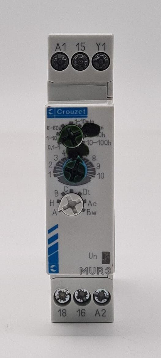 Crouzet MUR3 88826103 Time Delay Relay MULTIFUNCTION ANALOGUE TIMER