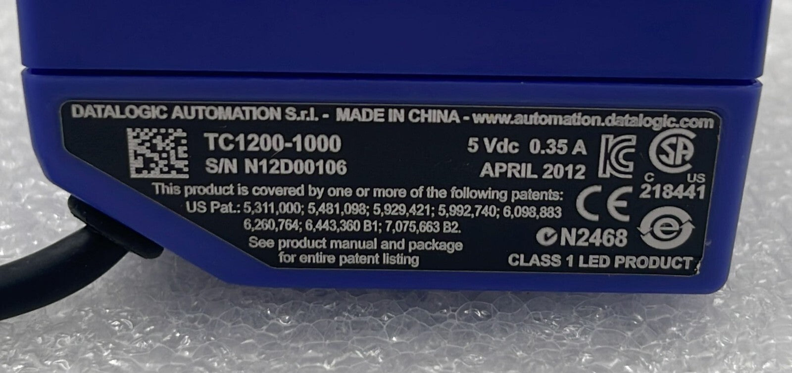 DataLogic Barcode Scanner TC1200-1000