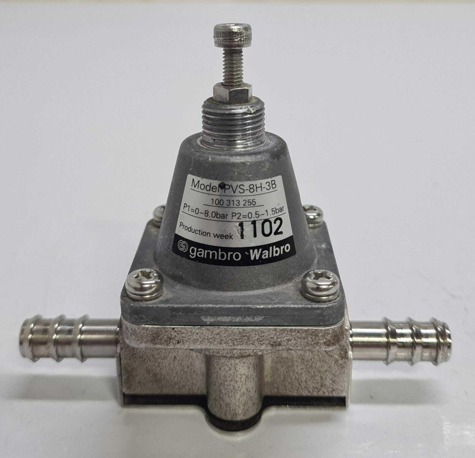 Gambro Walbro Pressure Reducing Valve PVS-8H-3B Quick Connector 100 313 255