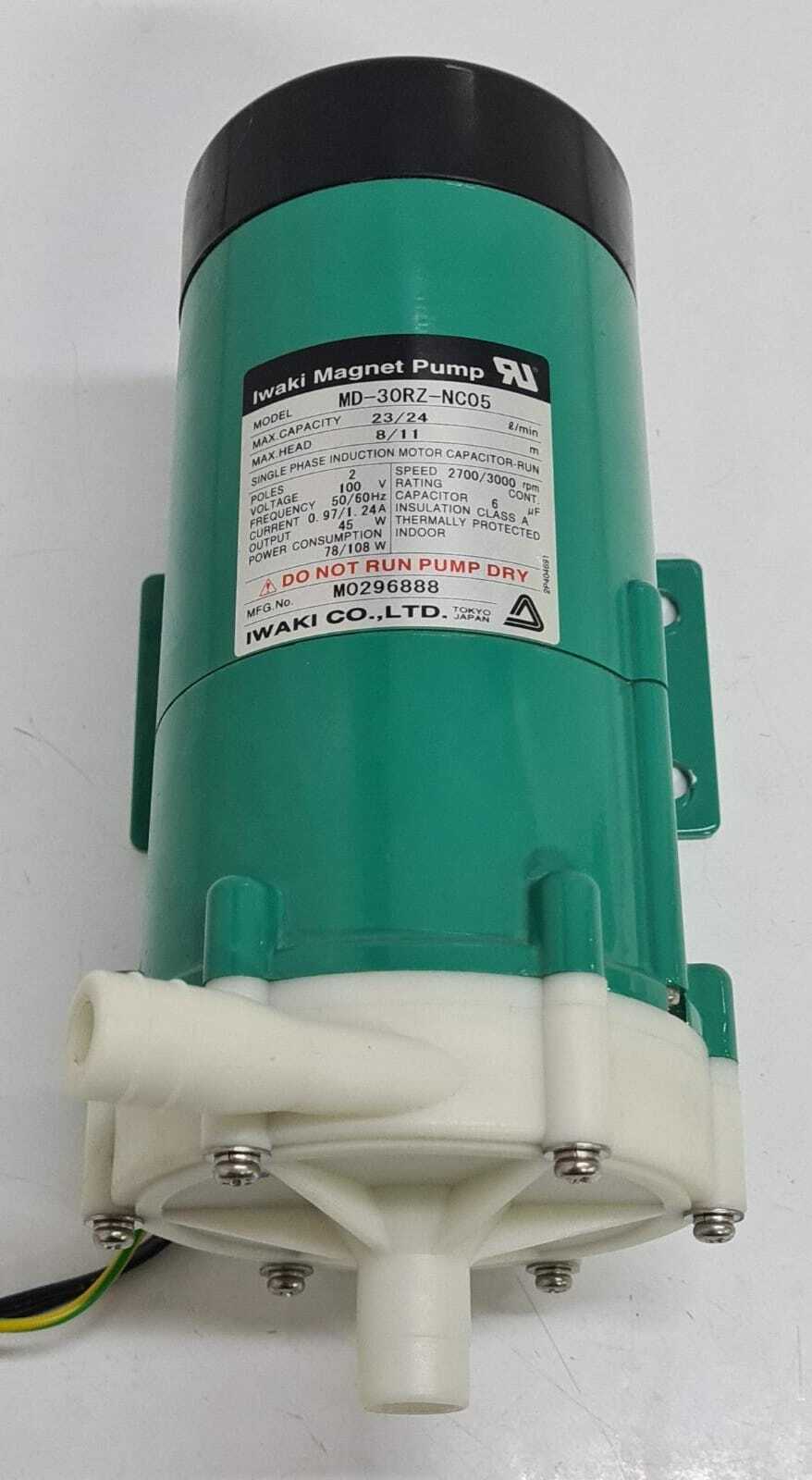 Iwaki Magnet Pump MD-30RZ-NC05 23/24 l/m 100V - Turquoise Color