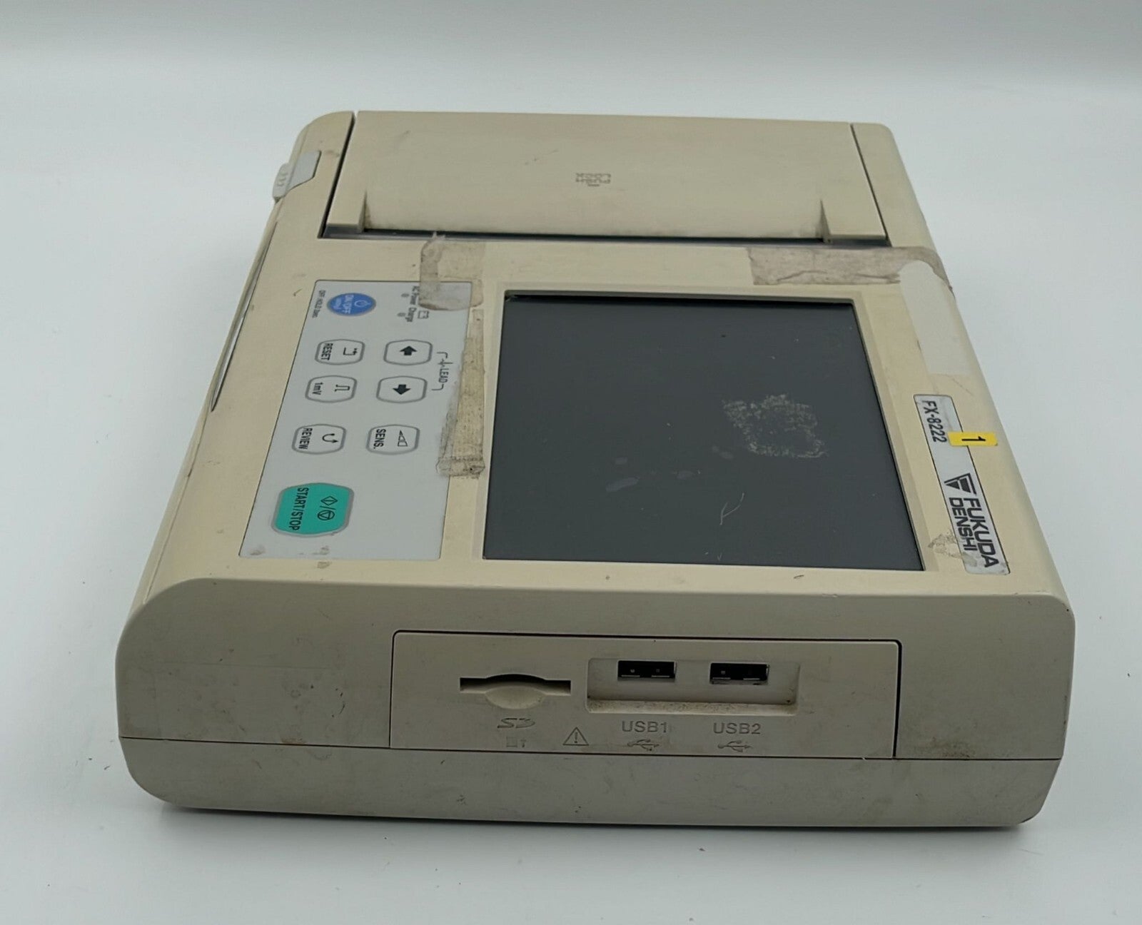 Fukuda Denshi FX-8222 CardiMax ELECTROCARDIOGRAPH **AS IS