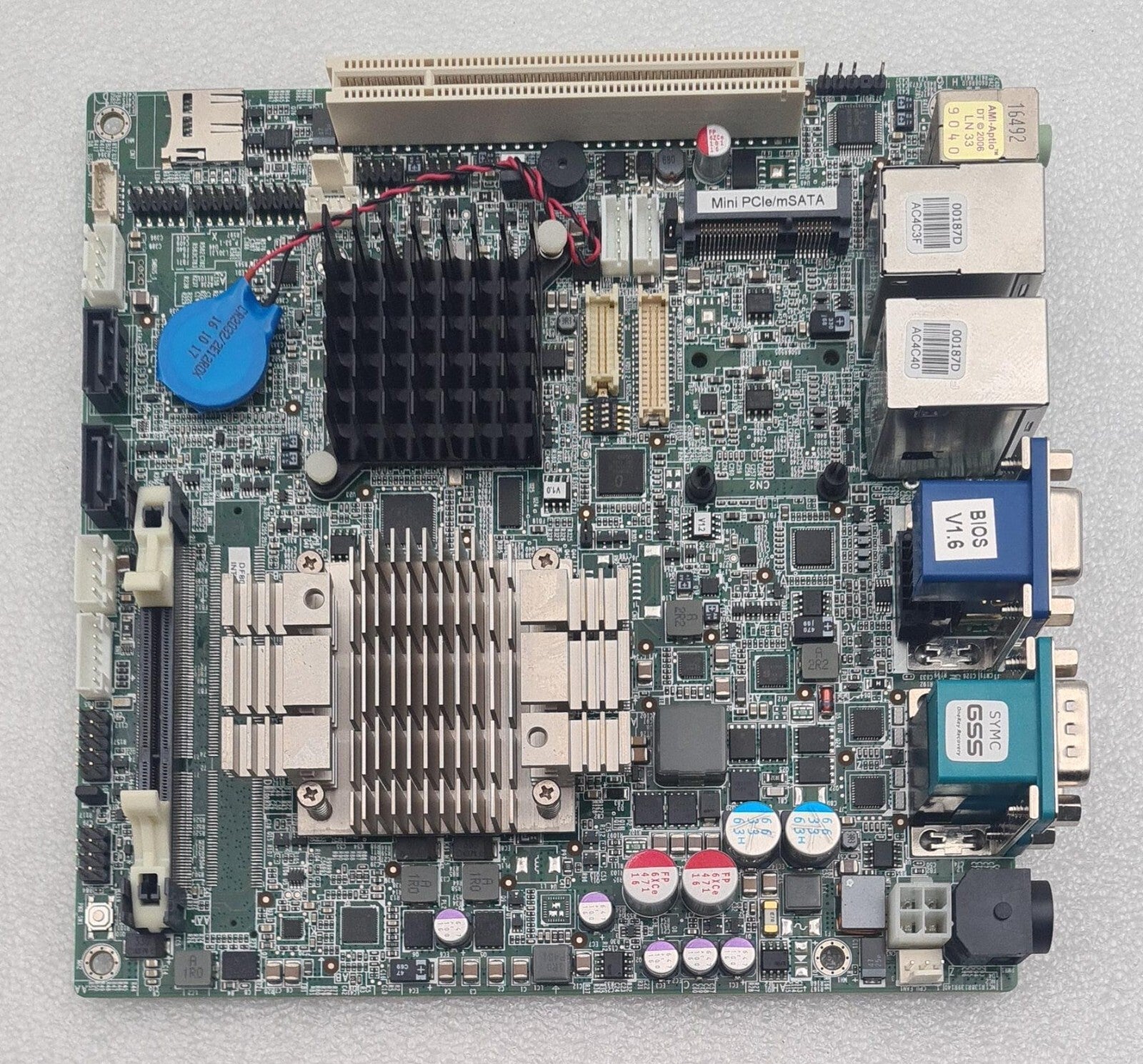 NEW - iEi KINO-CV-N26001-R10 Rev 1.0 Integrated CPU Motherboard