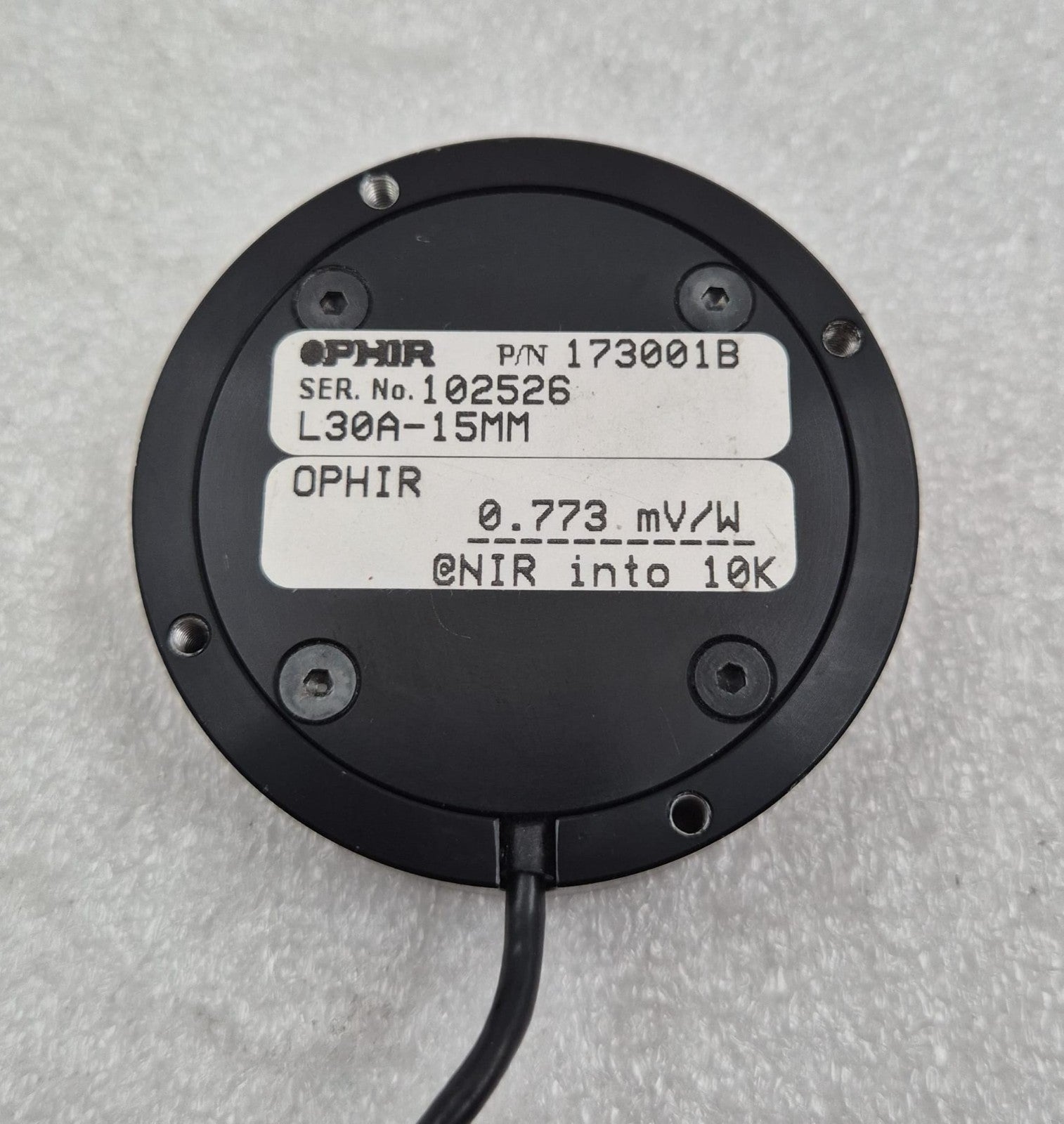 OPHIR L30A-15MM Laser Head Power Meter Sensor 173001B