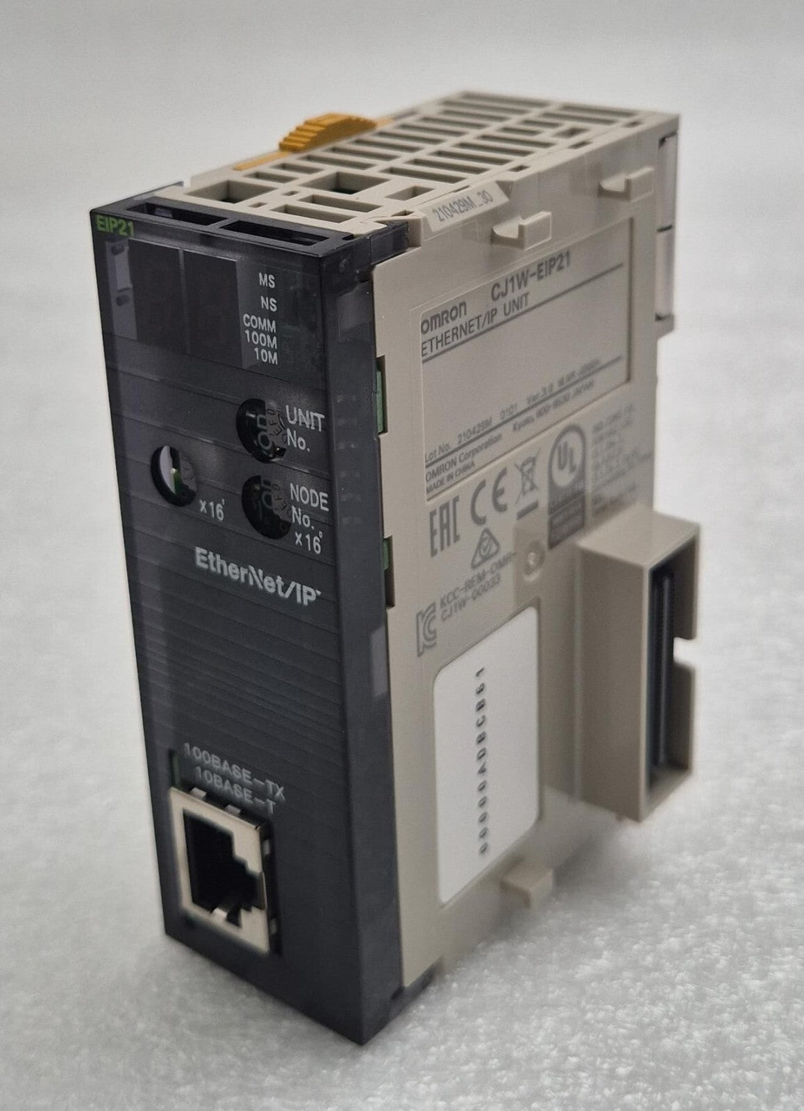 OMRON CJ1W-EIP21 EtherNet IP PLC communication module Ver 3.0