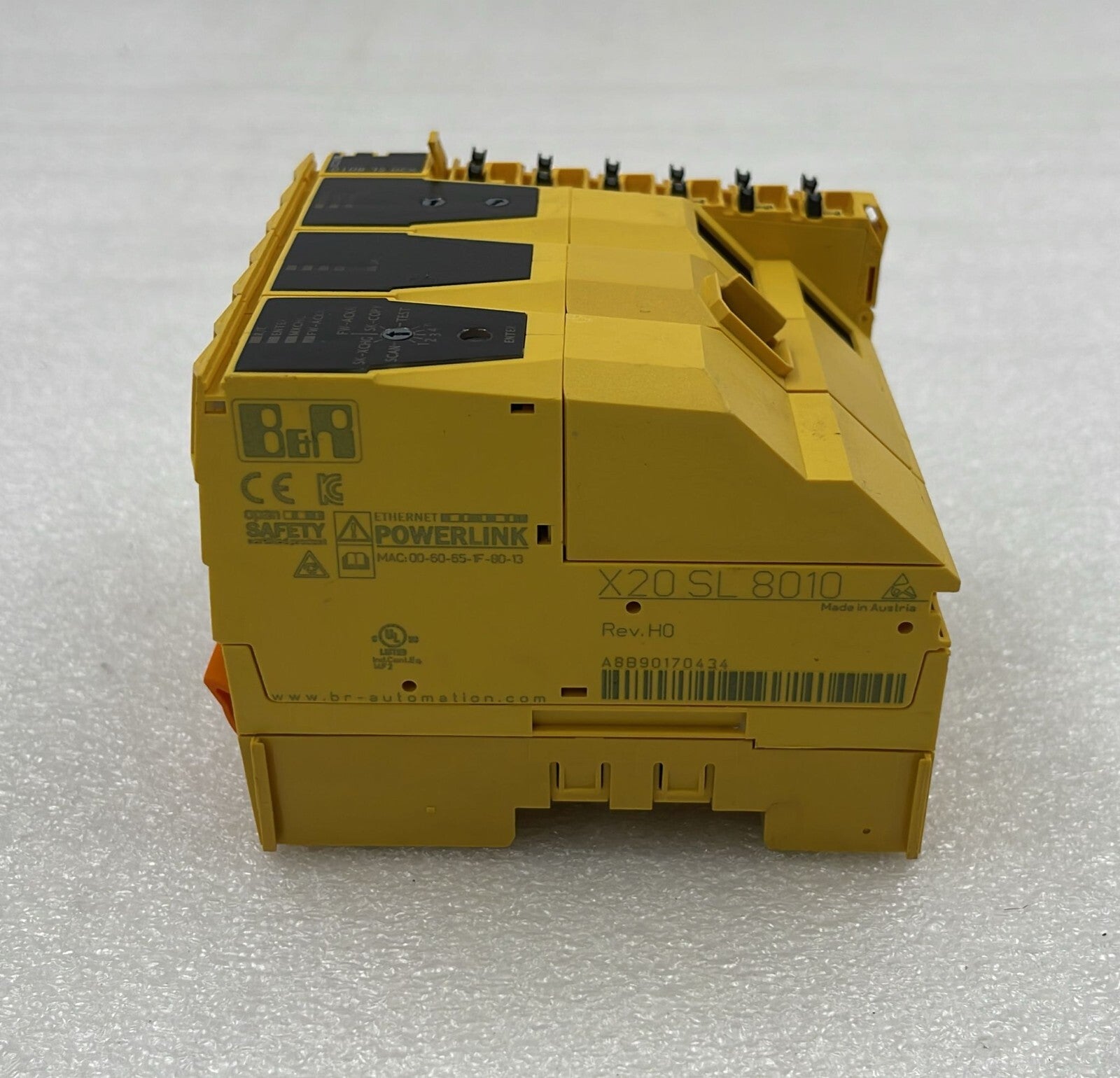 B&R Automation Ethernet POWERLINK X20 SL 8010 SafeLOGIC controller