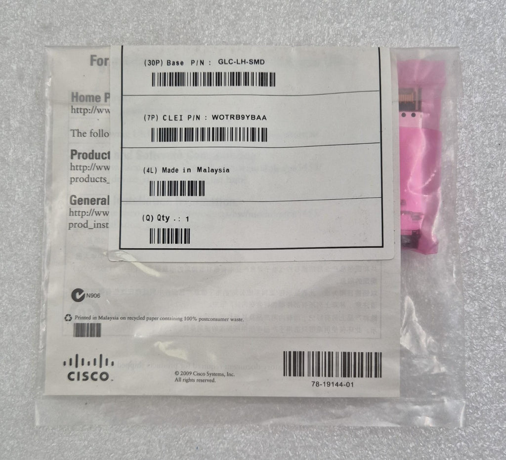 [LOT 14] NEW OEM - Cisco GLC-LH-SMD 1000BASE-LX/LH SFP 1310nm 10km Transceiver