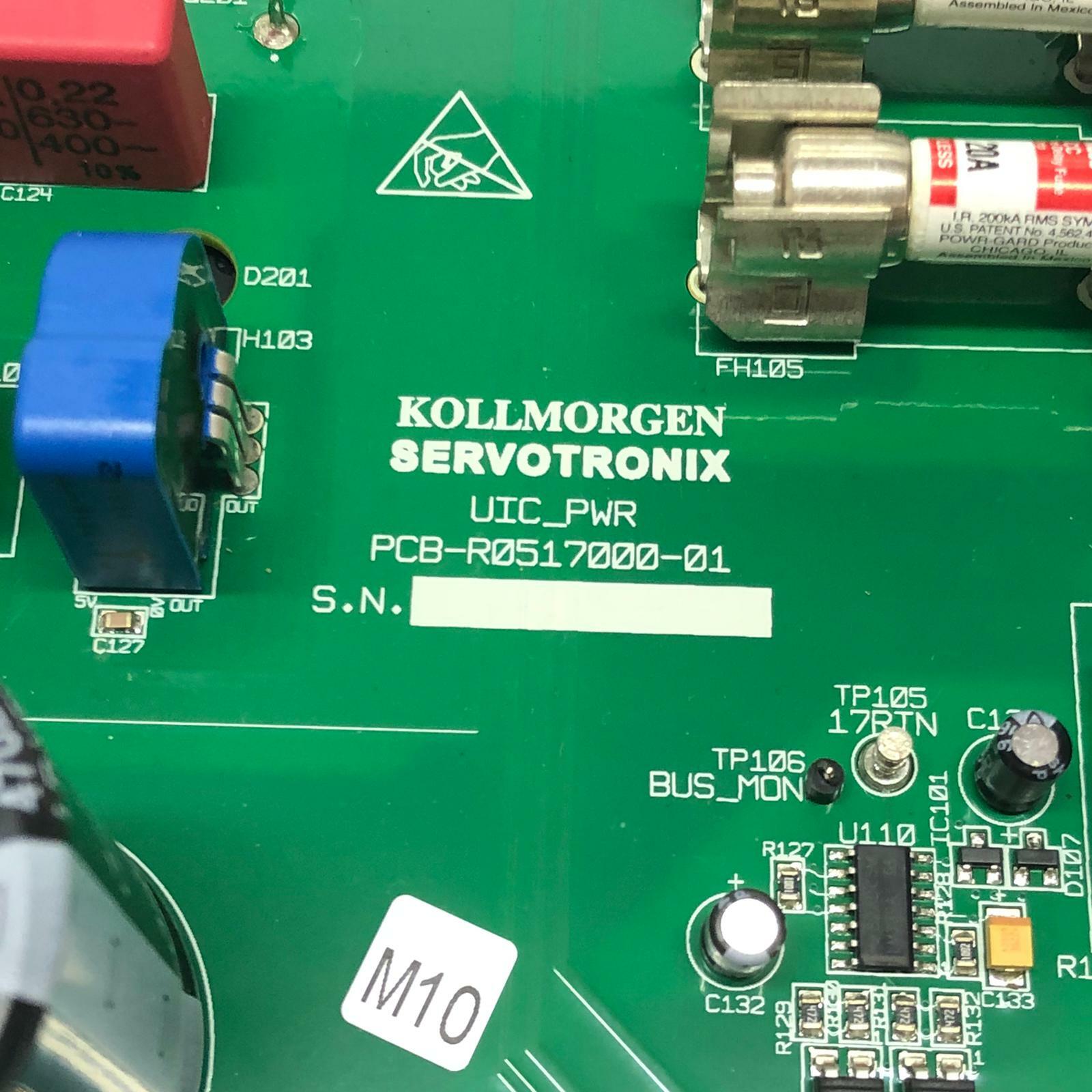 Kollmorgen Servotronix UIC-PWR Power Board PCB-R0517000-01 PRDr0051700z-00