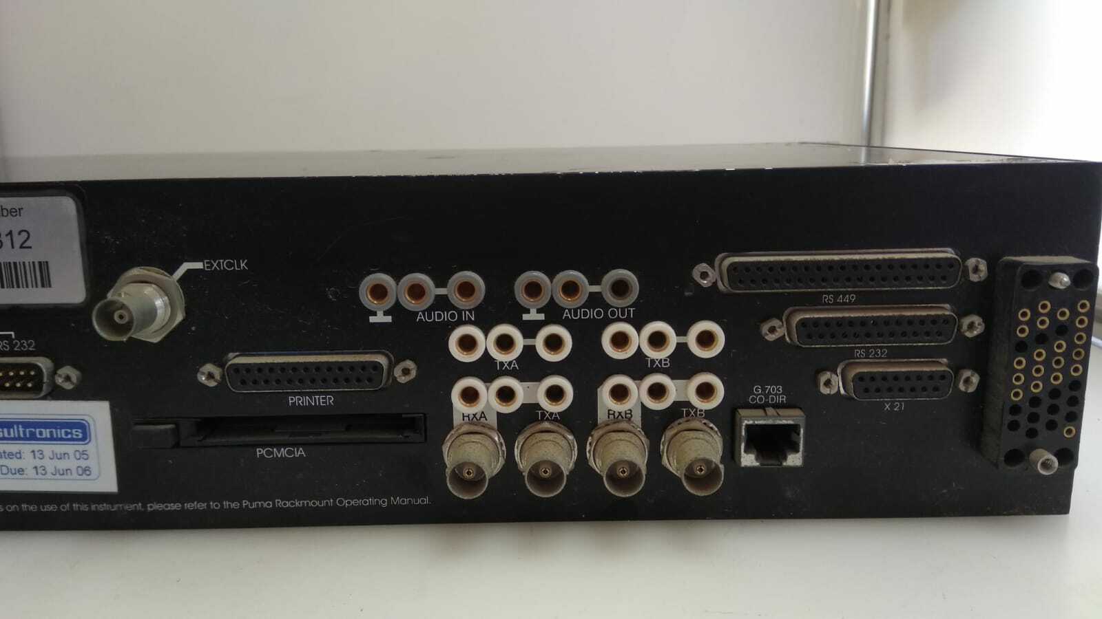 Consultronics Puma 4300E-R Rackmount Telecom Datacom Analyser