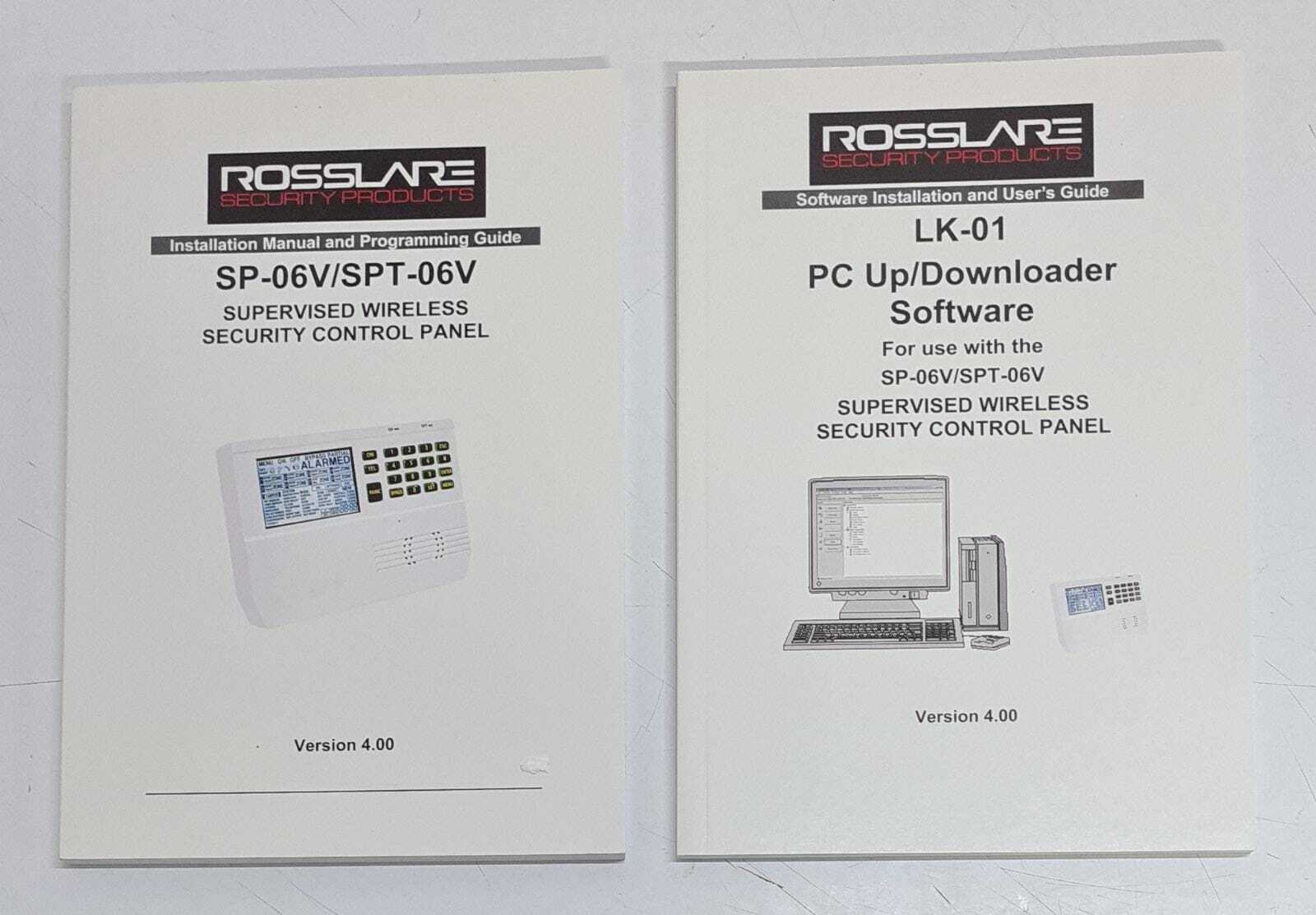 ROSSLARE SECURITY SP-V6GCE 433.92MHz Wireless Alarm Panel HLX-40GE For LK-01