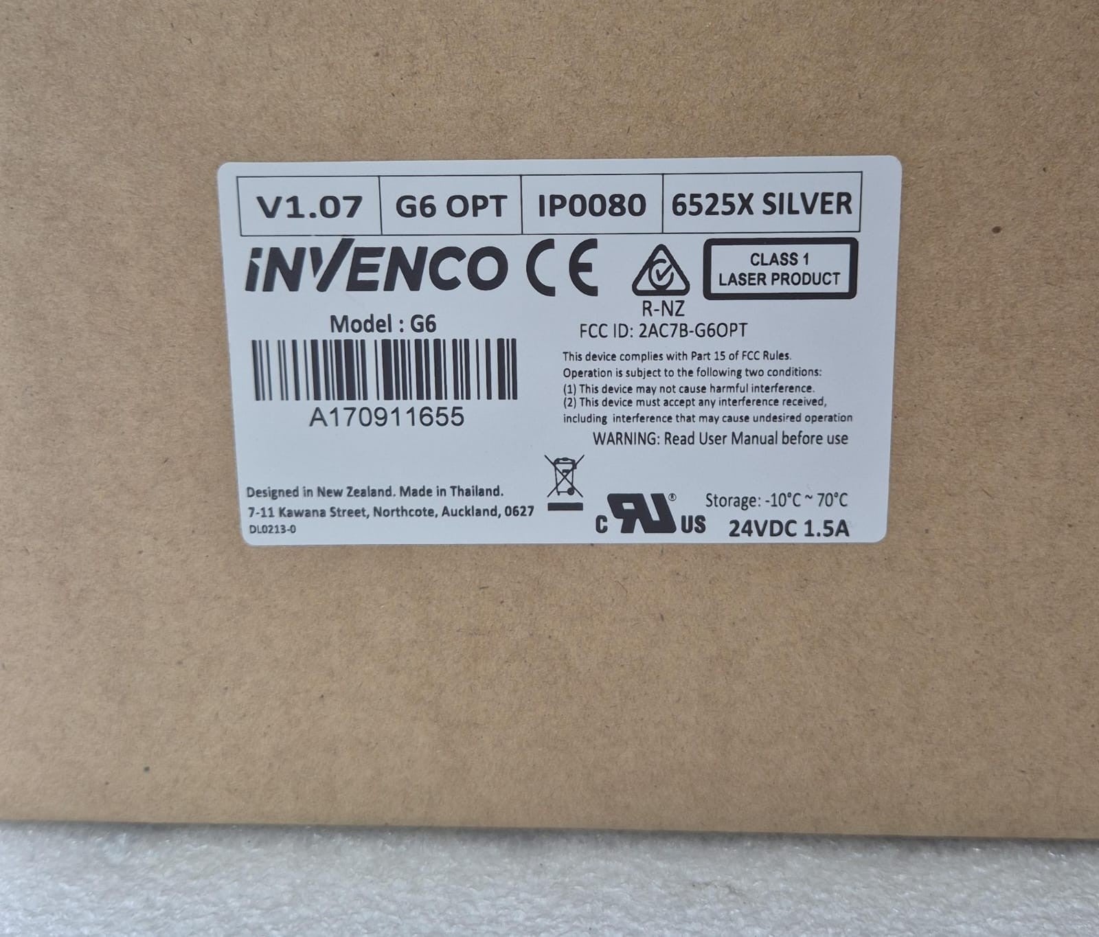 Invenco G6 OPT Self-Service NCR Outdoor Payment Terminal 6525X **NEW SEALED**