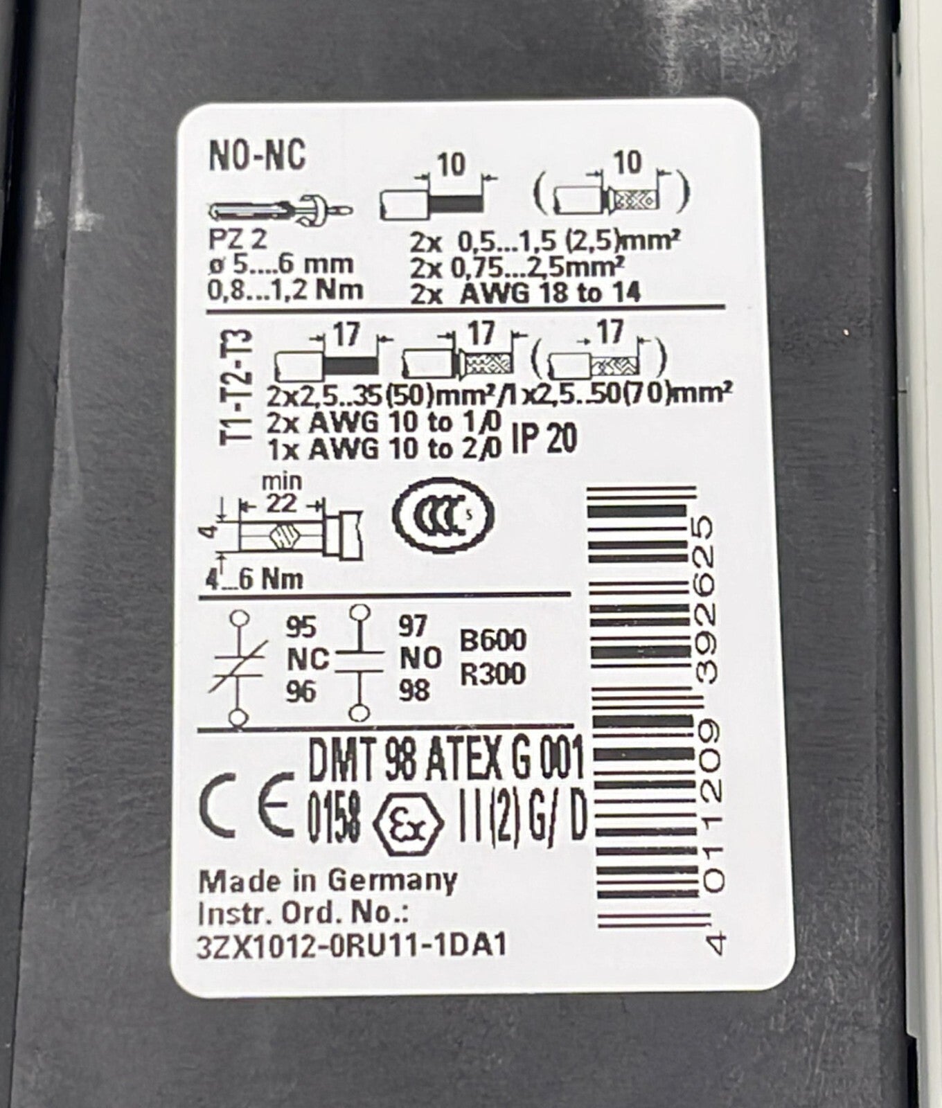 NEW** Siemens 3RU1146-4LB1 Overload relay 70-90A