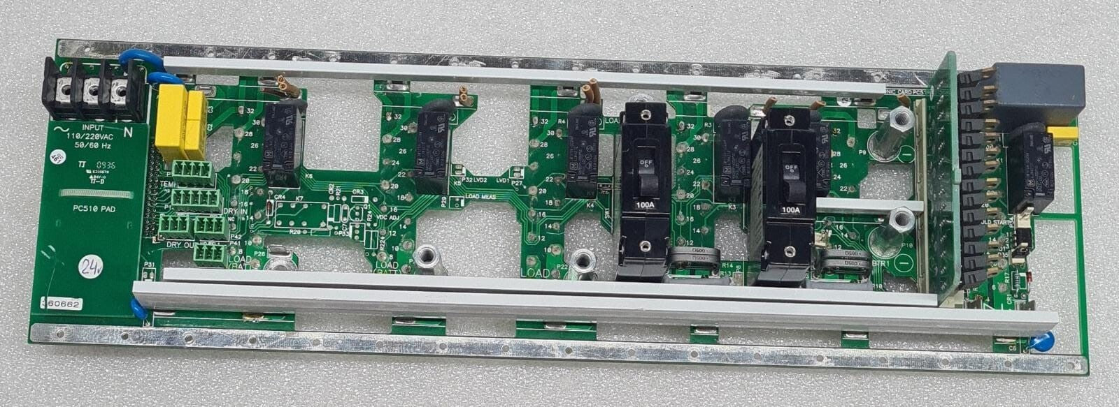 GEI GAMATRONIC CARD PC510 REV X PCB Board W/ PC513 REV IV