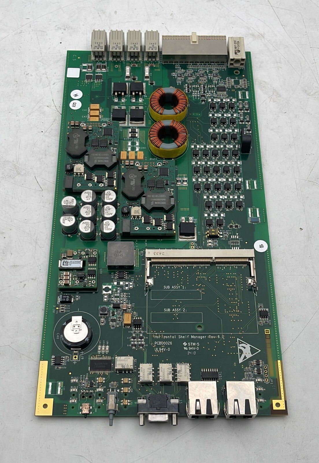 Advanced TCA BRD00054 Horizontal Shelf Manager PCB00026