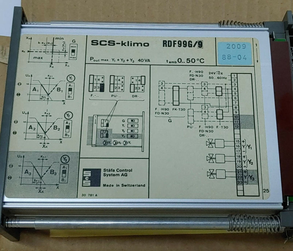 STÄFA Control System SCS-KLIMO RDF99G/9 Universal Controller SWISS MADE