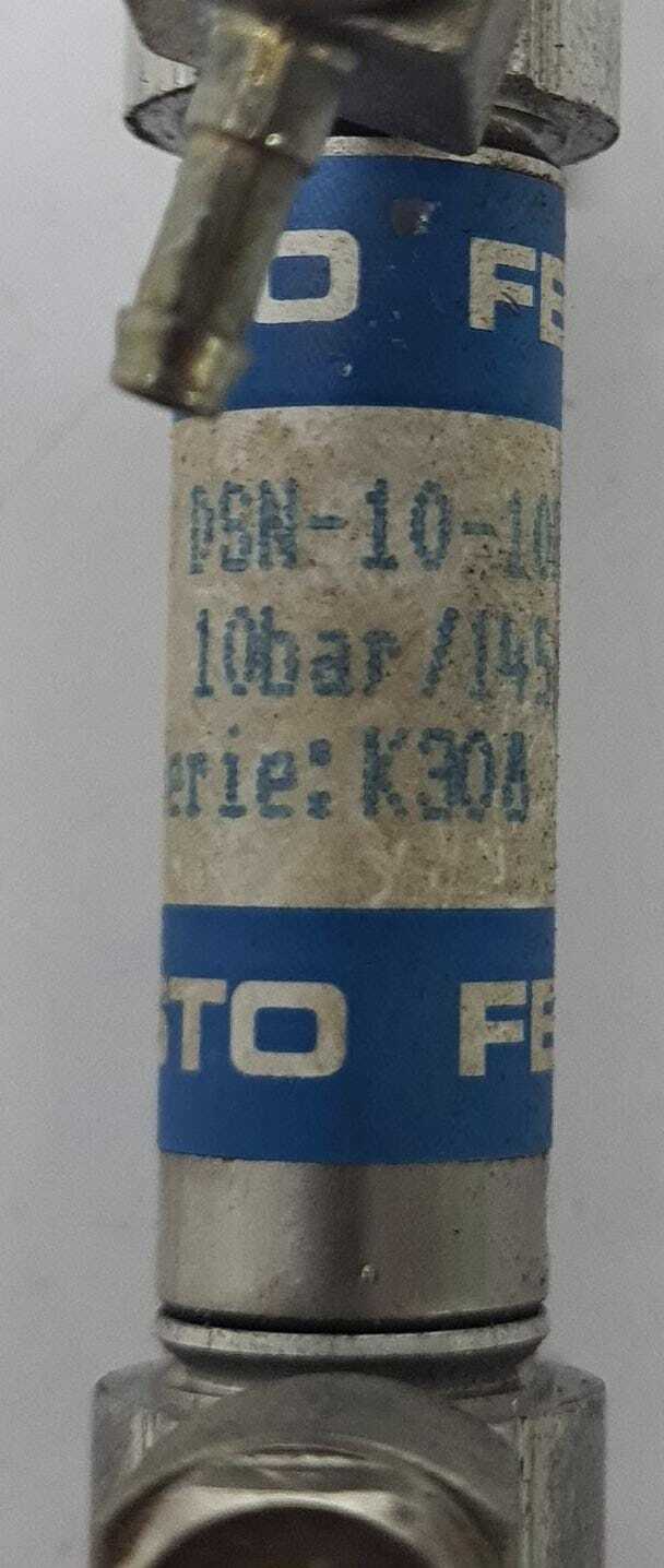 [LOT OF 2] Festo DSN-10-10P Pneumatic Rod Cylinder Air Double Acting