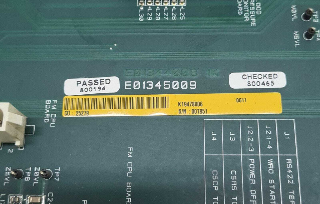 GAMBRO AK 200 S Control Board E01345009 K19478006 ETON ET866 for Dialysis