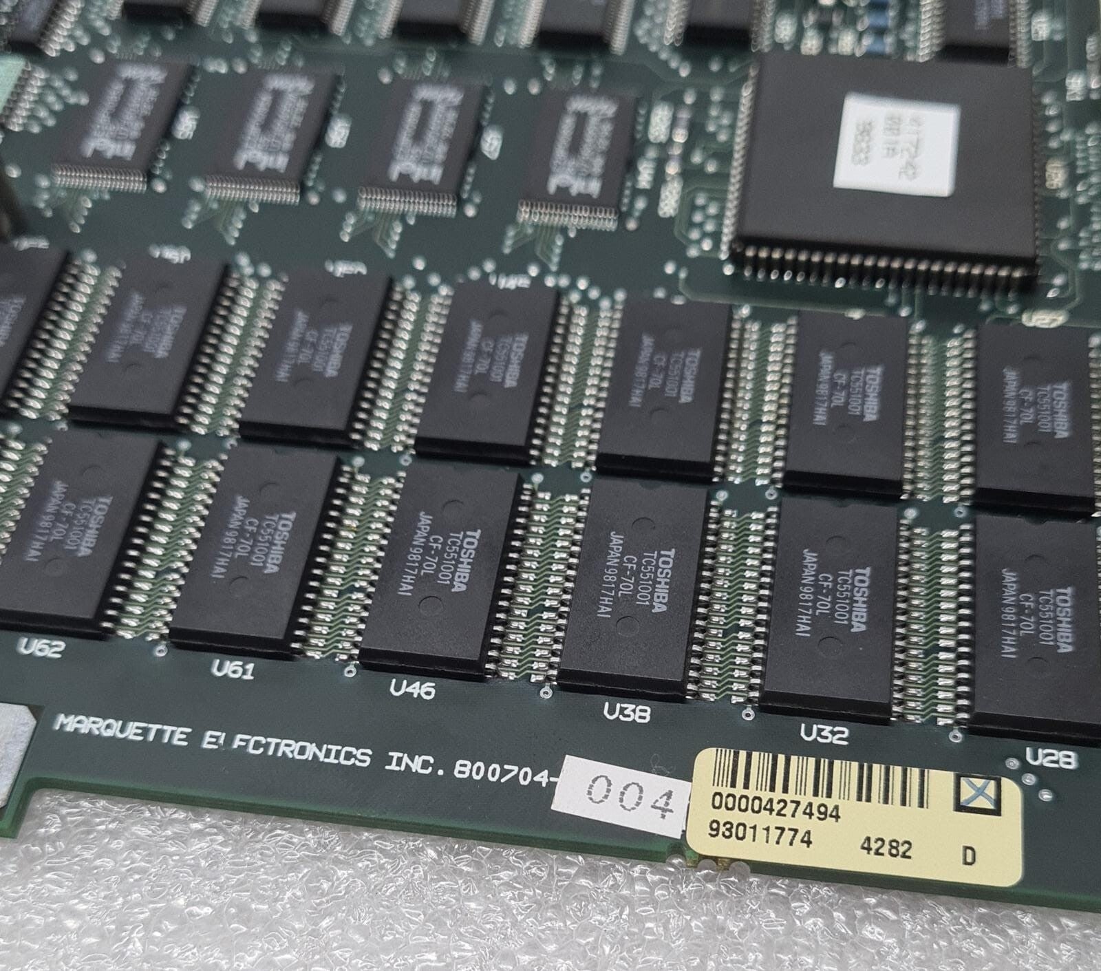 MARQUETTE ELECTRONICS 800704-004 800705-003 Main Board W/ 8MB for GE Eagle 4000