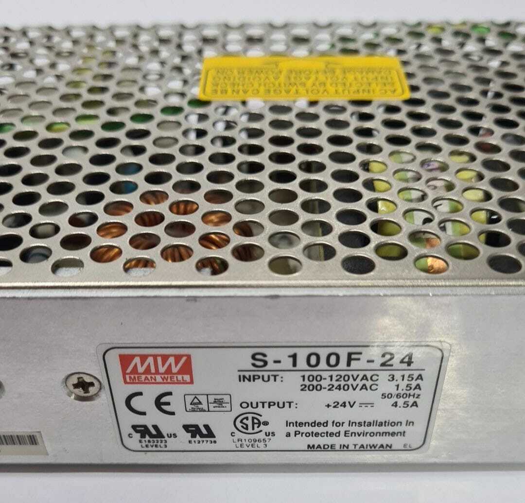 MW Mean Well S-100F-24 Switching Power Supply Input 100-240V