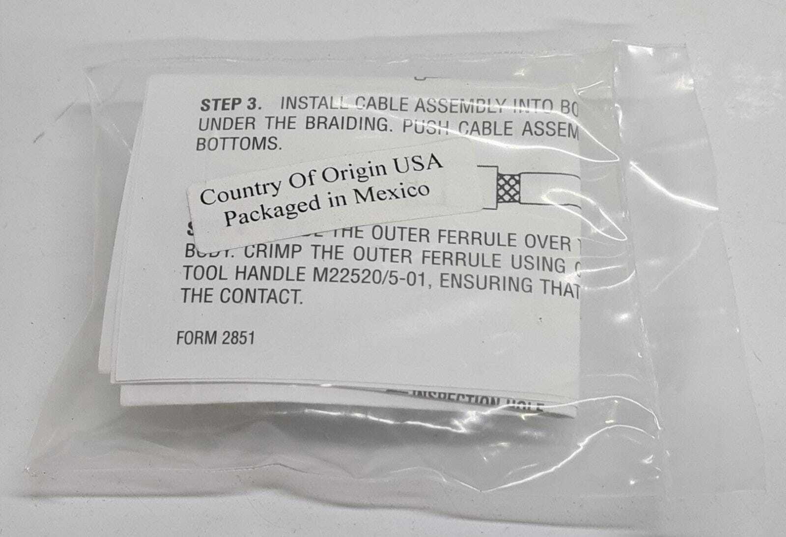 [LOT 10] NEW Sealed - DEUTSCH COAX Pin Contacts 6162-324-1231 M39029/102-558