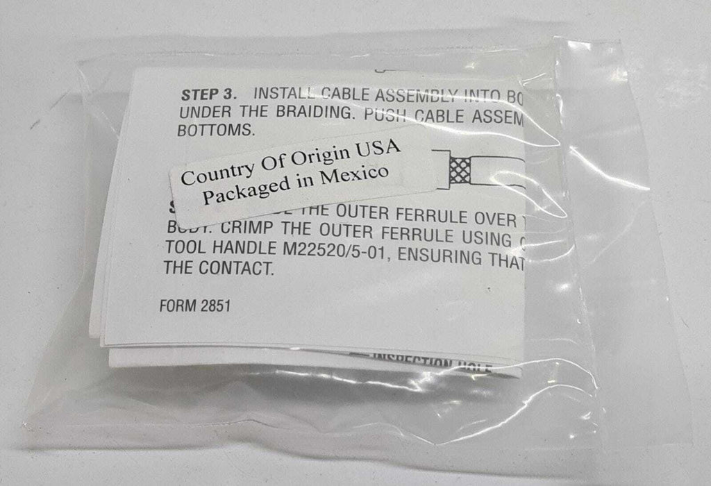 [LOT 10] NEW Sealed - DEUTSCH COAX Pin Contacts 6162-324-1231 M39029/102-558