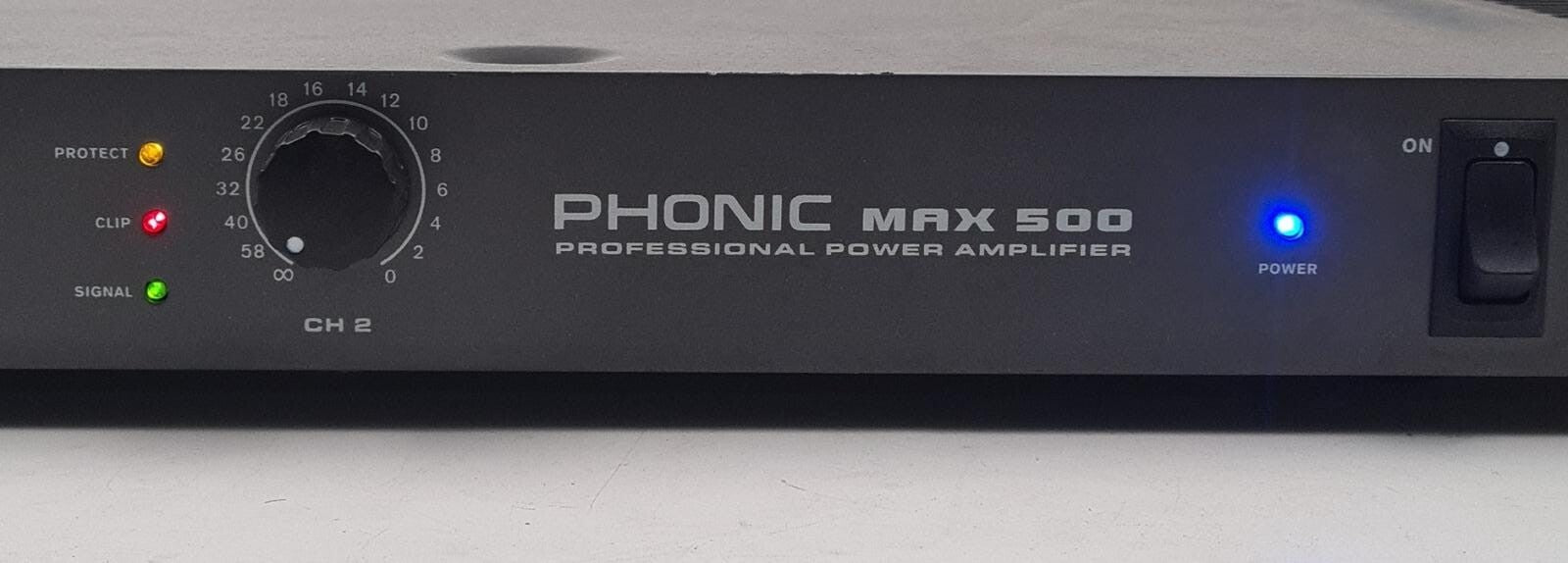 PHONIC MAX 500 Professional Power Amplifier