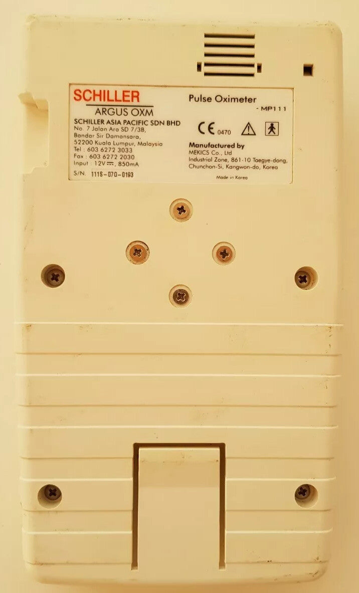 Schiller Argus OXM Pulse Oximeter