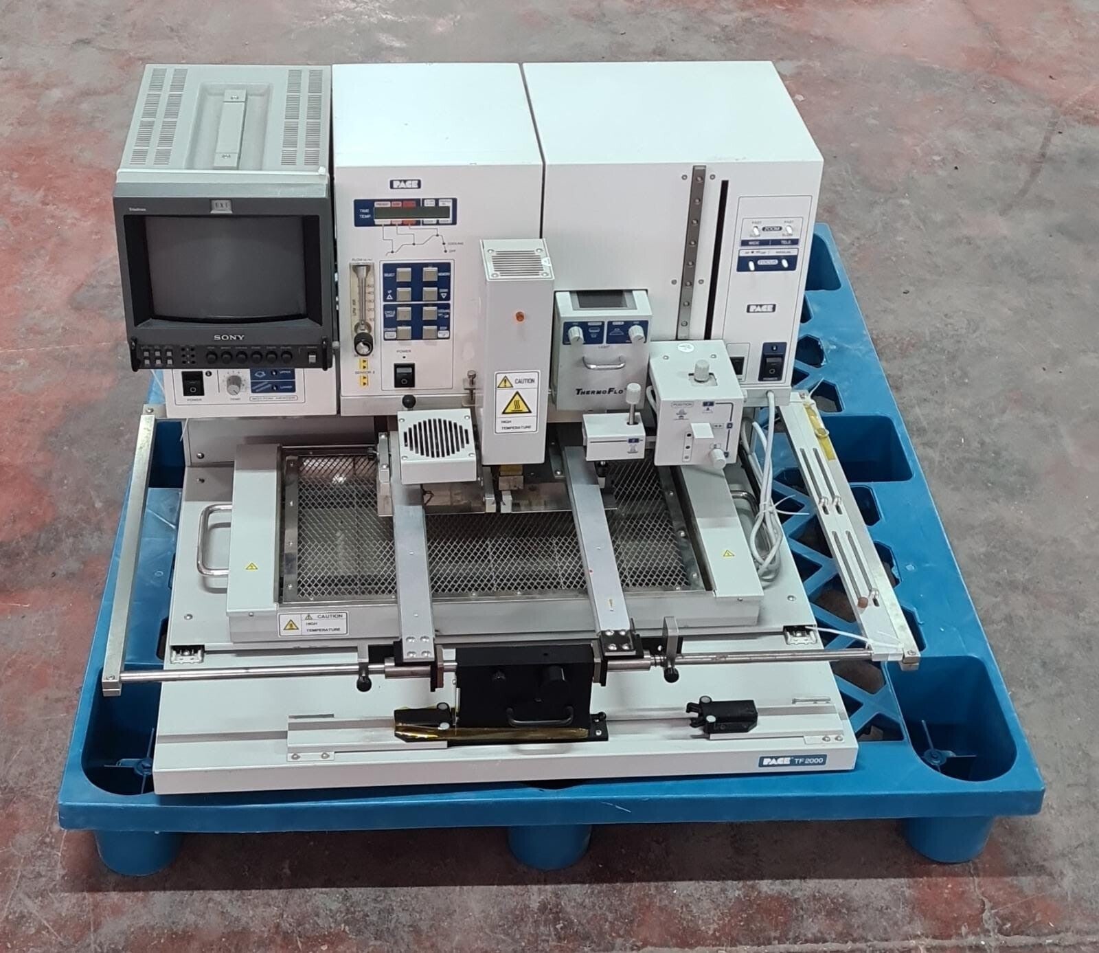 PACE ThermoFlo TF-2000 2000B 2000R 2000P BGA / CSP Rework System SONY PVM-8041Q