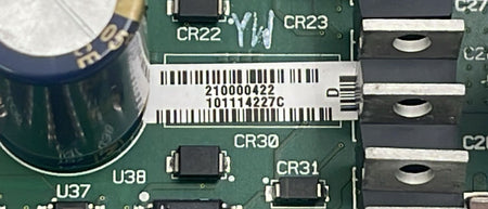 Waters 210000422 PCB part label close-up