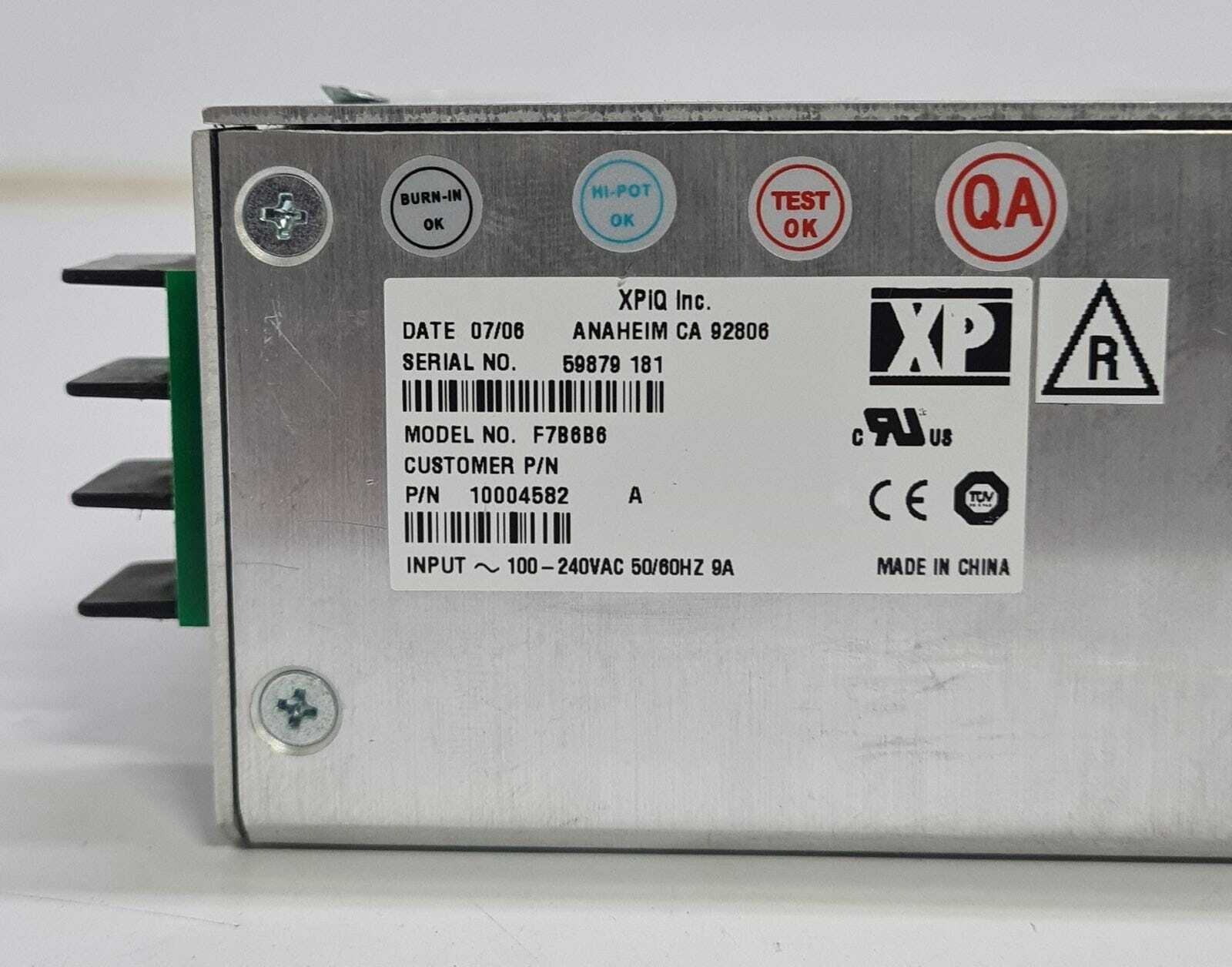 XP Power F7B6B6 01 Power Supply 4* B6 24V/14.5A P/N 10004554 & 10004582