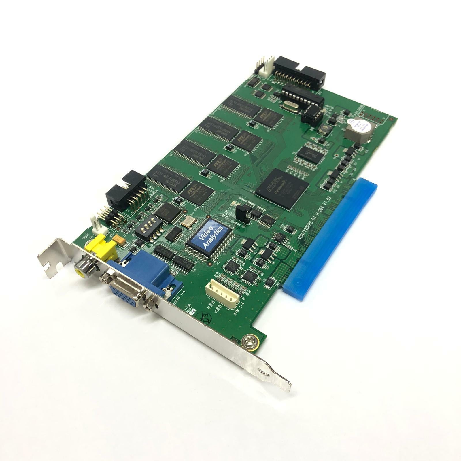 NUUO Video analytics 4CH 120/120FPS H.264 DVR CAPTURE BOARD Real Time