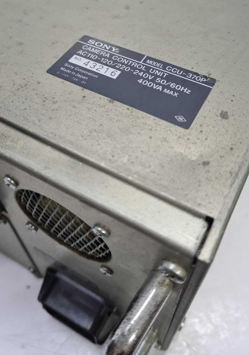 Sony CCU-370P Camera Control Unit W/ DM AT VA Control Boards