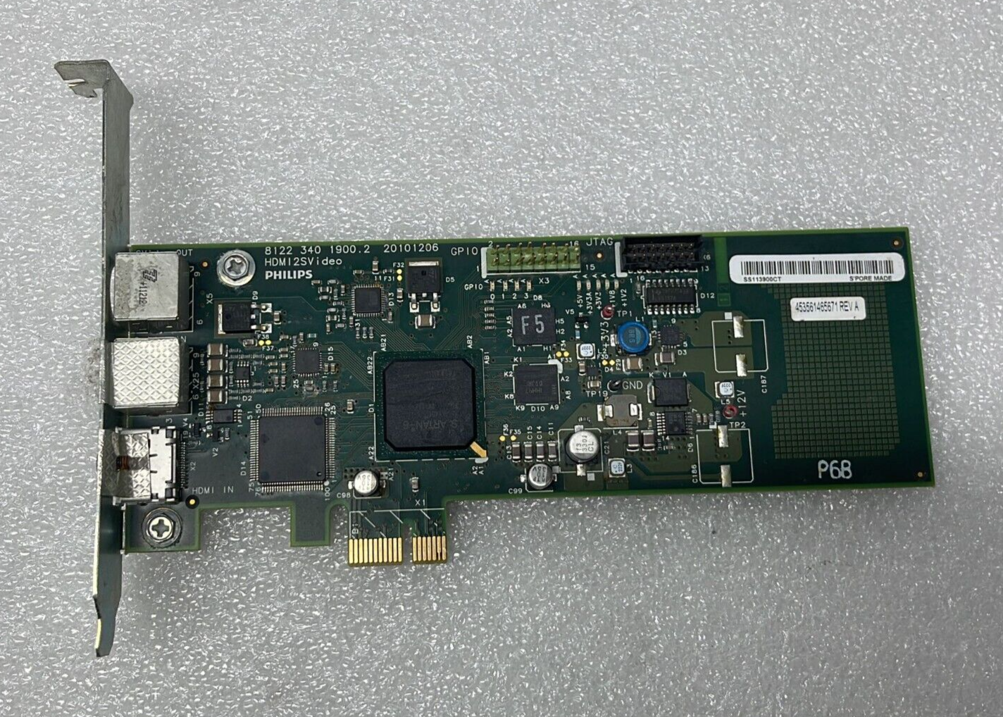 Philips 8122 340 1900.2 20101206 HDMI 2SVideo PCIe BOARD 453561465671